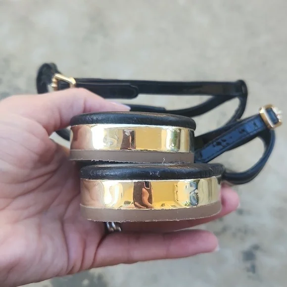 Tory Burch Women's Black patent Dillan Sandal Size 7.5 - Picture 8 of 13